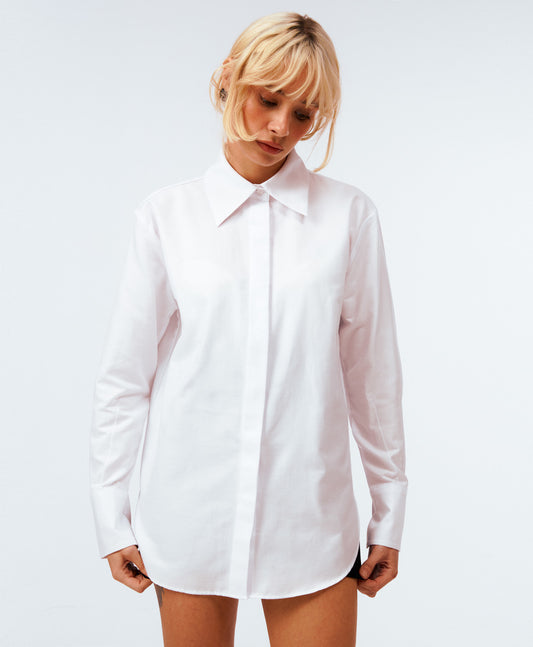 BOYFRIEND GÖMLEK - BEYAZ